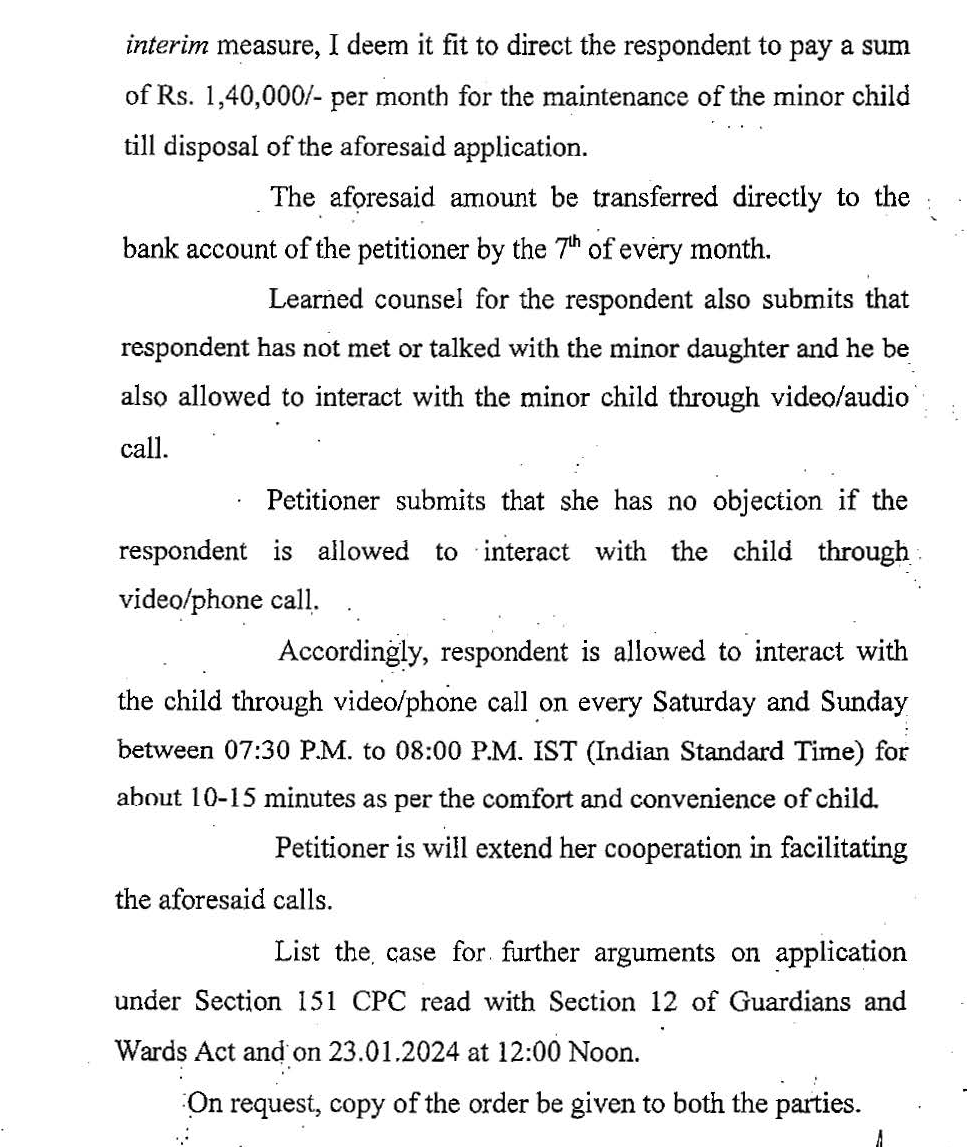 Exhibit reproduced from the original judgment