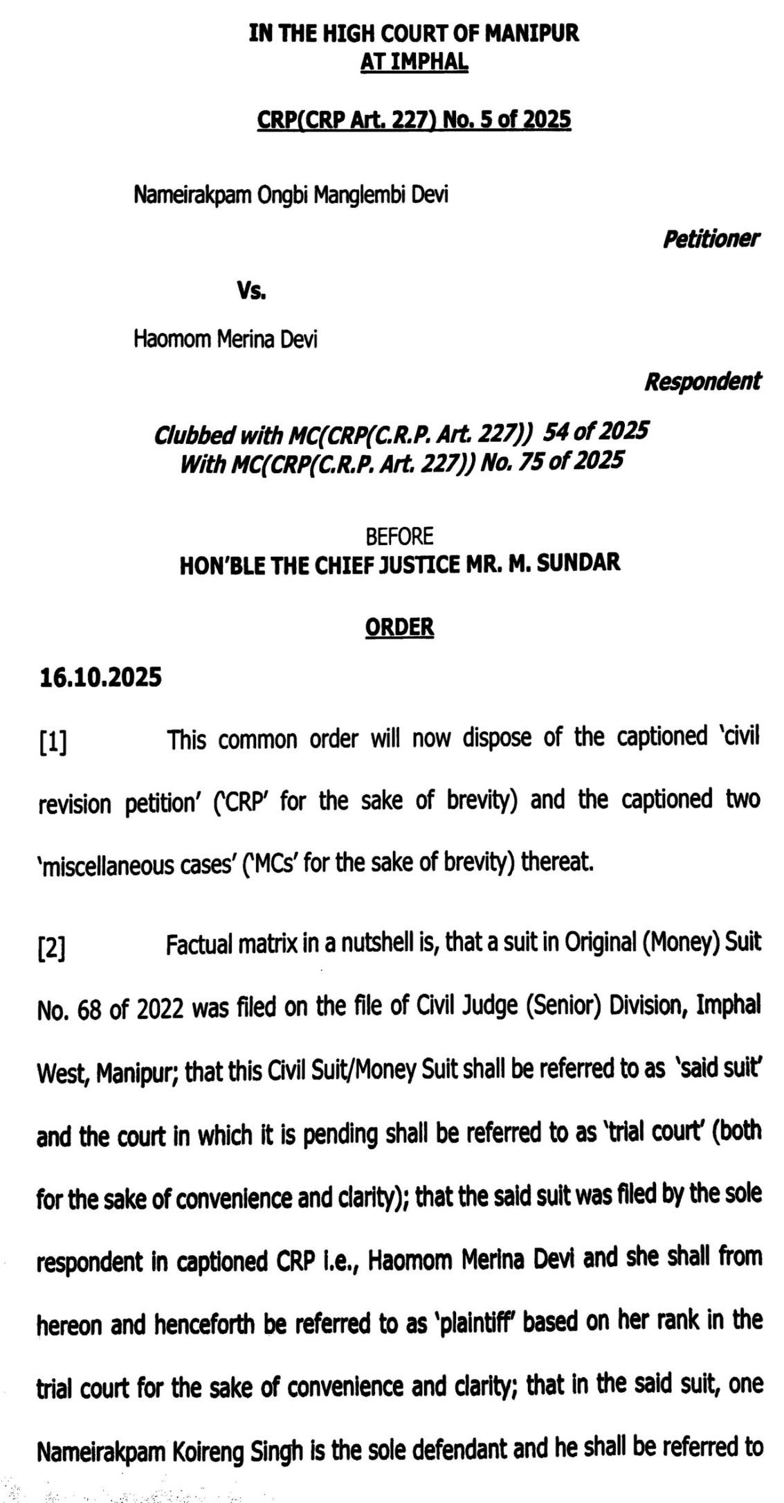 Exhibit reproduced from the original judgment