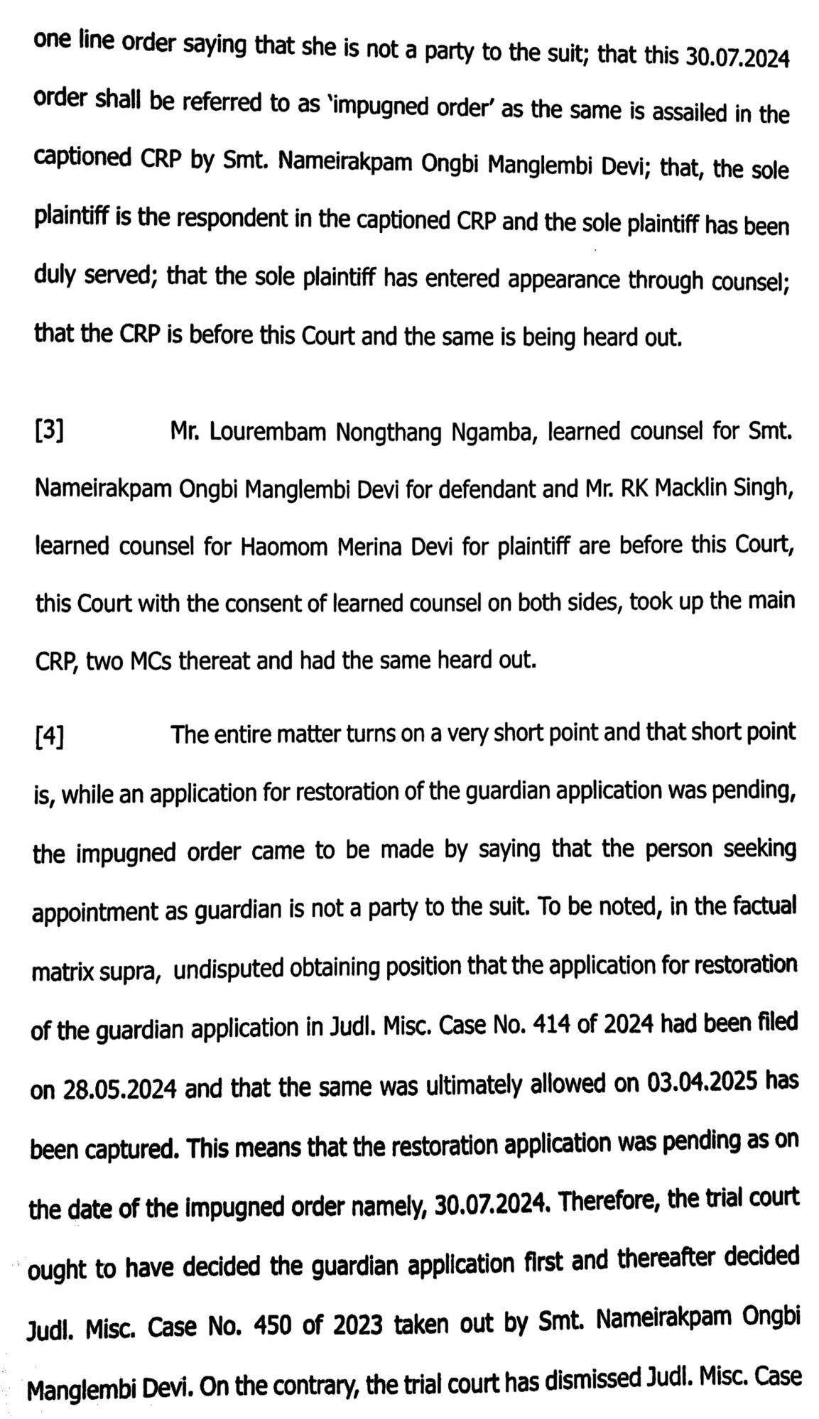 Exhibit reproduced from the original judgment