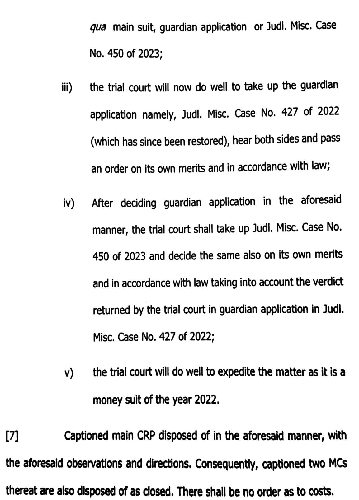 Exhibit reproduced from the original judgment